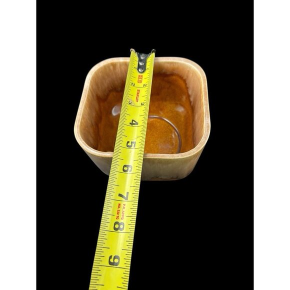 Bowl Planter Drip Glaze Vintage Washburn Ceramics S2 USA Art Pottery Rare Shape - Picture 6 of 7